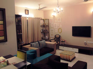 GITANJALI RESIDENCE, CARTWHEEL CARTWHEEL Nowoczesny salon