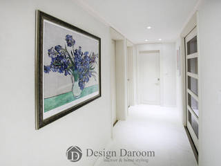 잠실 리센츠 아파트, Design Daroom 디자인다룸 Design Daroom 디자인다룸 Modern Corridor, Hallway and Staircase