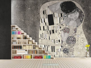 Romantic wall murals, Affreschi & Affreschi Affreschi & Affreschi Modern Walls and Floors