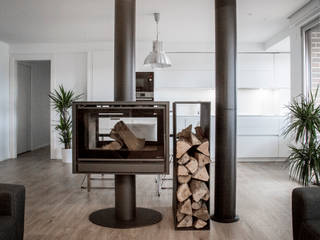 Reforma en Donostia, pls arquitectura pls arquitectura Scandinavian style living room