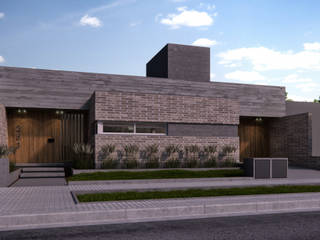 CASA BC - Vivienda Unifamiliar - Cipolletti, WE ARQUITECTURA WE ARQUITECTURA Detached home Bricks