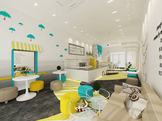 Aebout Ice Cream Shop , Kiwi Interior Sdn Bhd Kiwi Interior Sdn Bhd พื้นที่เชิงพาณิชย์