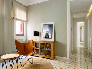 Duplex Lesseps, The Room Studio The Room Studio Scandinavian style corridor, hallway& stairs