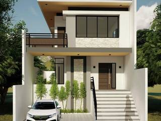 Proposed 2 Storey Zen Type Residence, Yaoto Design Studio Yaoto Design Studio Casas de estilo minimalista