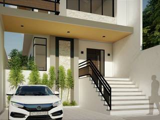 Proposed 2 Storey Zen Type Residence, Yaoto Design Studio Yaoto Design Studio Minimalistische huizen