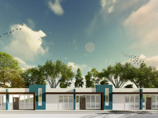 UNIFAMILIARES INDIANA, TRIEDROARQUITECTOS TRIEDROARQUITECTOS Minimalist houses