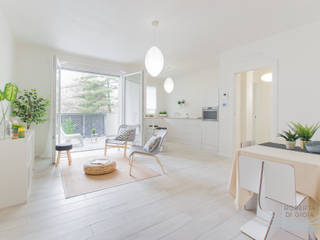 Allestimento in appartamento in nuova costruzione, Home Staging & Dintorni Home Staging & Dintorni Salones de estilo moderno