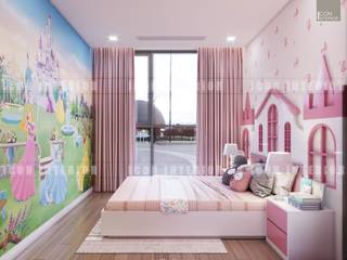 Thiết kế nội thất căn hộ Vinhomes Central Park Tân Cảng , ICON INTERIOR ICON INTERIOR Modern Kid's Room