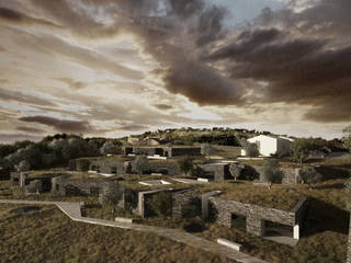 TURISMO RURAL . MONTE DA PECHINCHA . ESTREMOZ, T O H A ARQUITETOS T O H A ARQUITETOS Casas de estilo moderno