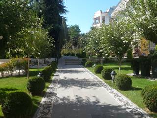 Peyzaj Çalışmaları, modernist peyzaj modernist peyzaj Mediterranean style garden
