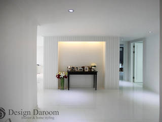 광장동 현대홈타운 53평형, Design Daroom 디자인다룸 Design Daroom 디자인다룸 Modern Corridor, Hallway and Staircase