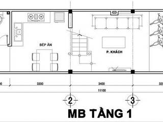 Tư Vấn Thiết Kế Xây Nhà 2 Tầng Có Sân Thượng Với Chi Phí 640 Triệu, Công ty TNHH Xây Dựng TM – DV Song Phát Công ty TNHH Xây Dựng TM – DV Song Phát Dom jednorodzinny