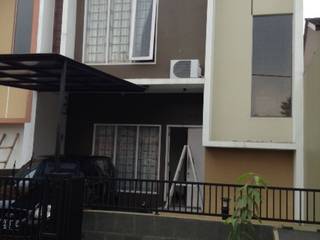 Cinere Townhouse, Kahuripan Architect Kahuripan Architect Modern walls & floors Bricks