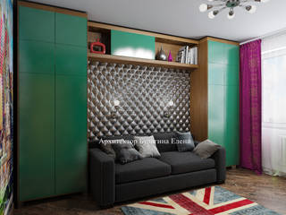 Четыре варианта интерьера спальни для подростка, Архитектурное Бюро "Капитель" Архитектурное Бюро 'Капитель' Eclectic style bedroom
