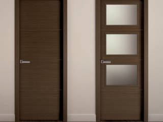 Serie Decora · Tempo, Puertas Castalla Puertas Castalla Eclectic style doors Wood Wood effect
