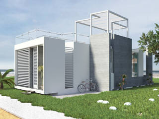 Casa de Playa - Mejía, Inception Architects Inception Architects Maison individuelle Béton Blanc