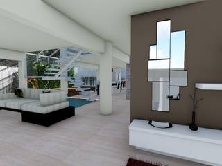 Quinta La Revoltosa, Vida Arquitectura Vida Arquitectura Modern living room