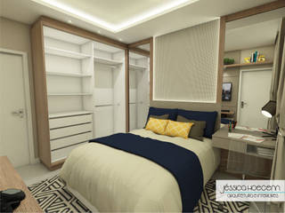 Quarto de Menino, Arquiteta Jéssica Hoegenn - Arquitetura de Interiores Arquiteta Jéssica Hoegenn - Arquitetura de Interiores Modern style bedroom