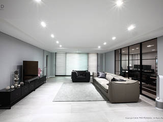 잠실 파크리오 II, MID 먹줄 MID 먹줄 Modern living room