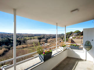 Casa-Cannocchiale, MAMESTUDIO MAMESTUDIO Patios & Decks
