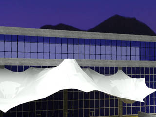 Propuestas de cubiertas textiles de doble curvatura para espacios abiertos de la Universidad Metropolitana, JOSE RAFAEL FERERO ARQUITECTO JOSE RAFAEL FERERO ARQUITECTO