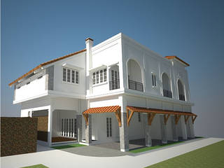 Cilandak House, Kahuripan Architect Kahuripan Architect Rumah tinggal Batu Bata White