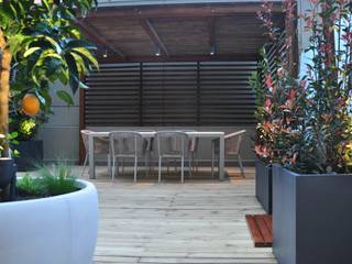Diseño y construcción terraza Barcelona, ésverd - jardineria & paisatgisme ésverd - jardineria & paisatgisme Ausgefallener Balkon, Veranda & Terrasse