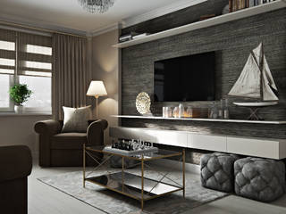 Гостиная в стиле современной классики, Аврора Аврора Living room