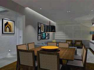 Apartamento em Perdizes, Ana Paula Felippe Ana Paula Felippe Modern dining room