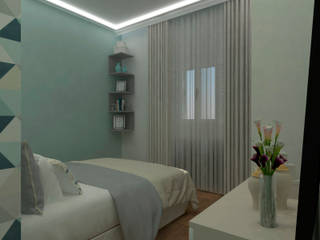 Estudo de Ambiente - Quarto Casal., Thainá Ramos Thainá Ramos Classic style bedroom
