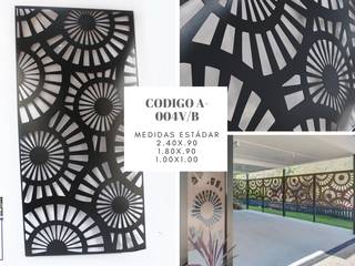 Celosías Metálicas Decorativas, SUPERCUT MEXICO SUPERCUT MEXICO Casas modernas: Ideas, imágenes y decoración Metal