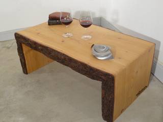 Table basse live edge bois brut massif, mai.b.store mai.b.store Living room