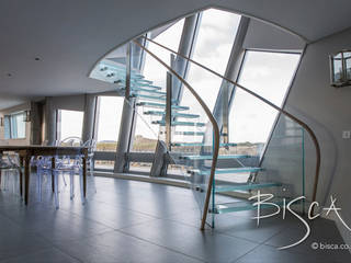 Structural Glass Staircase, Bisca Staircases Bisca Staircases Scale Vetro