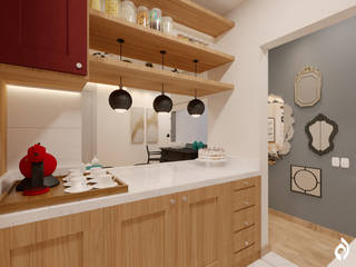 Apartamento MJ, Studio Alessandro Ramos Arquitetura Studio Alessandro Ramos Arquitetura Cuisine scandinave