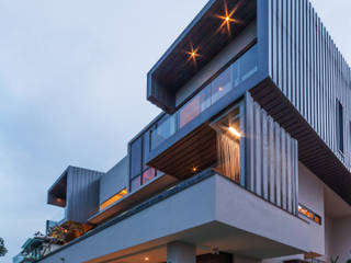 Country Heights Damansara - Contemporary Family House, MJ Kanny Architect MJ Kanny Architect Modern houses