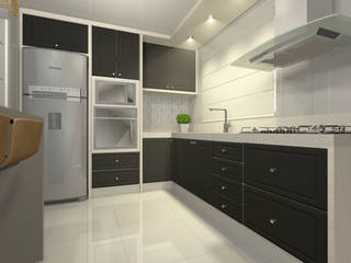 Cozinha - Classica, Sâmila Ferreira - Arquitetura Sâmila Ferreira - Arquitetura Classic style kitchen MDF