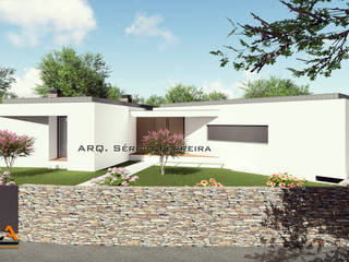 Casa Ribeiro _ Torgueda, Vila Real, SFArquitetos SFArquitetos Single family home Stone