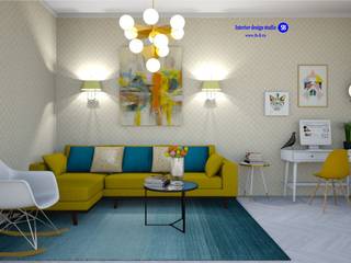 Living room, "Design studio S-8" 'Design studio S-8' Minimalist Oturma Odası