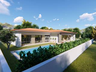 Tradicional vs Contemporâneo por Esboço Arq.