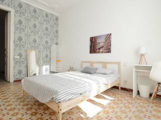 Original y acogedor piso para estudiantes, Dekohuset Dekohuset Modern style bedroom