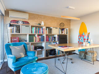 Lumiar - T3 Duplex, ShiStudio Interior Design ShiStudio Interior Design Scandinavian style study/office