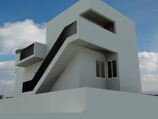 Remodelación y Ampliación Casa Villafranca , FLORES ROJAS Arquitectura FLORES ROJAS Arquitectura Modern houses