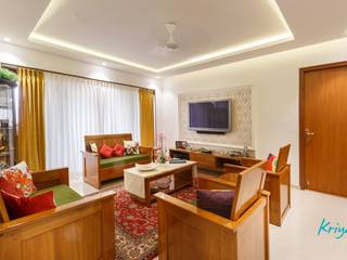 3 BHK Apartment - Fairmont Towers, Bengaluru, KRIYA LIVING KRIYA LIVING Classic style living room