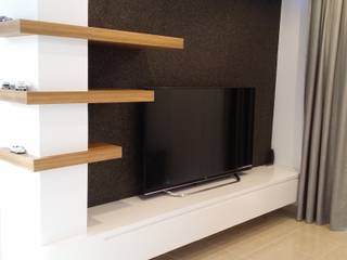 Tv Unit , DESIGN HUB INTERIORS by CISE MISIRLISOY DESIGN HUB INTERIORS by CISE MISIRLISOY Modern Oturma Odası