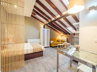 Reforma integral Monteleón, Arkin Arkin Modern Living Room Wood Wood effect
