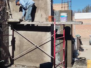 CONSTRUCCION CASA HABITACION, DALSE Construccion & Remodelación DALSE Construccion & Remodelación Bedroom اینٹوں