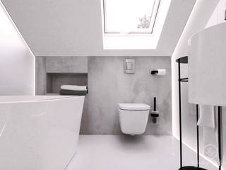 HARMONY, Kołodziej & Szmyt Projektowanie Wnętrz Kołodziej & Szmyt Projektowanie Wnętrz Minimal style Bathroom