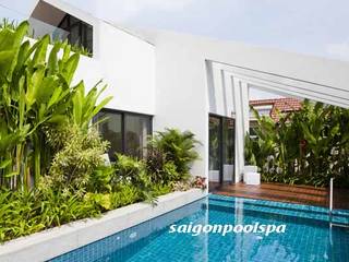 Thiết kế thi công bể bơi ở Đồng Nai, Công ty thiết kế xây dựng hồ bơi Saigonpoolspa Công ty thiết kế xây dựng hồ bơi Saigonpoolspa Moderne Pools