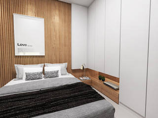 Casa S + V, SÓDESIGN SÓDESIGN Modern style bedroom