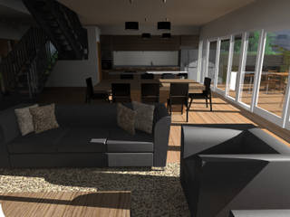 Viviendas, JVG Arquitectura JVG Arquitectura Modern living room